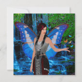 Wasserfall-Fee Karte (Rückseite)