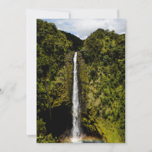Wasserfall Feiertagskarte
