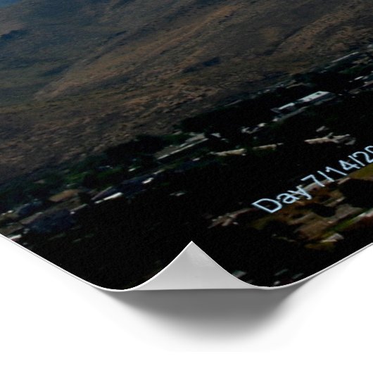 Wasserfall Fire, Carson City, Nevada 7/14/04 Poster (Ecke)