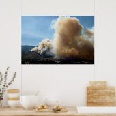 Wasserfall Fire, Carson City, Nevada 7/14/04 Poster (Küche)