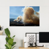 Wasserfall Fire, Carson City, Nevada 7/14/04 Poster (Heimbüro)