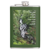 Wasserfall Flachmann (Vorderseite)