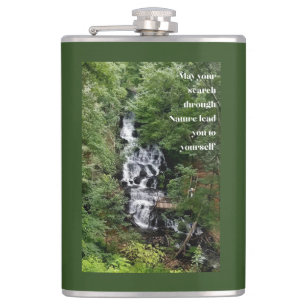 Wasserfall Flachmann