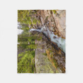 Wasserfall & Flusskaskade Fleecedecke (Vorderseite)