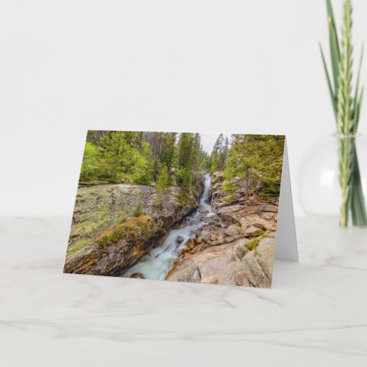 Wasserfall & Flusskaskade Karte (Vorderseite)