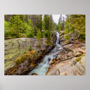 Wasserfall & Flusskaskade Poster