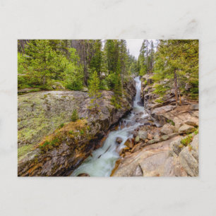 Wasserfall & Flusskaskade Postkarte