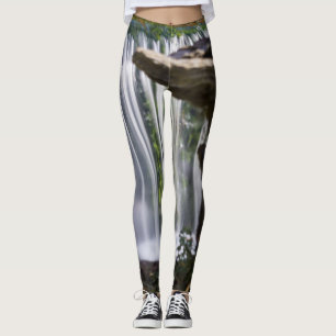 Wasserfall fokussiert leggings