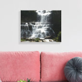 Wasserfall-Foto in der Natur als Leinwanddruck (Insitu (Wohnzimmer))