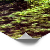 "Wasserfall" Foto Poster (Ecke)