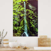 "Wasserfall" Foto Poster (Küche)
