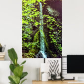 "Wasserfall" Foto Poster (Heimbüro)