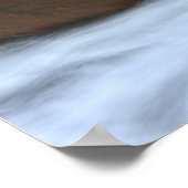 Wasserfall-Foto-Poster Poster (Ecke)