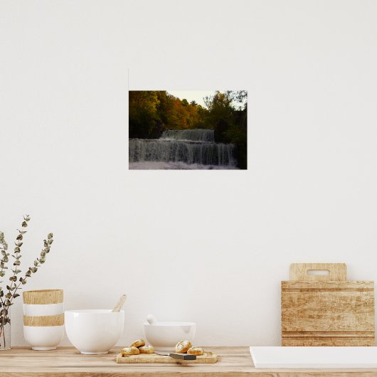 Wasserfall-Foto-Poster Poster (Küche)