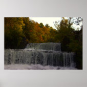 Wasserfall-Foto-Poster Poster (Vorne)