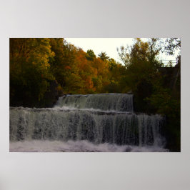 Wasserfall-Foto-Poster Poster