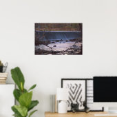 Wasserfall-Foto-Poster Poster (Heimbüro)