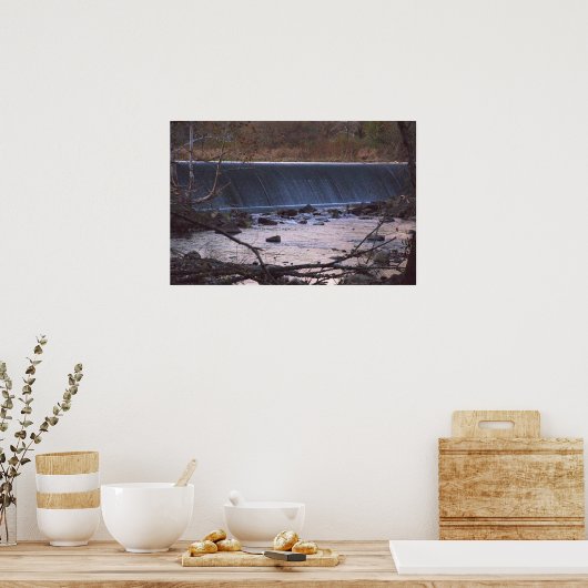 Wasserfall-Foto-Poster Poster (Küche)