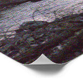 Wasserfall-Foto-Poster Poster (Ecke)