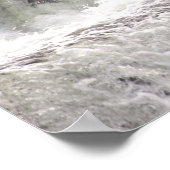 Wasserfall-Foto-Poster Poster (Ecke)