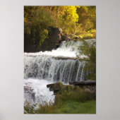 Wasserfall-Foto-Poster Poster (Vorne)