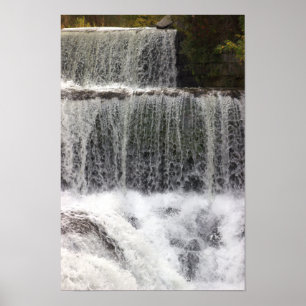 Wasserfall-Foto-Poster Poster
