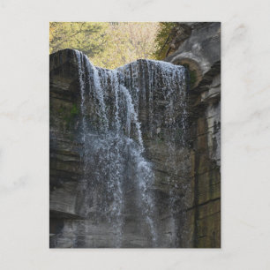 Wasserfall-Foto-Postkarte Postkarte