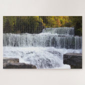 Wasserfall Foto Puzzle (Horizontal)