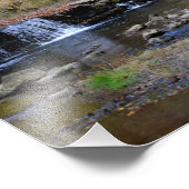 Wasserfall Fotodruck (Ecke)