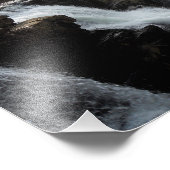Wasserfall Fotodruck (Ecke)