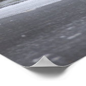 Wasserfall-Fotoplakat Poster (Ecke)