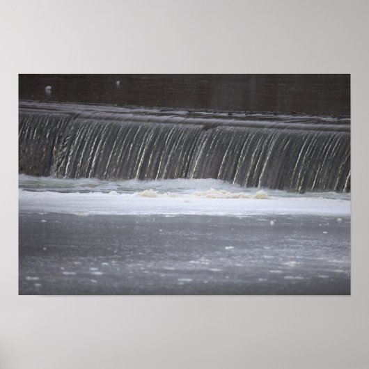Wasserfall-Fotoplakat Poster (Vorne)