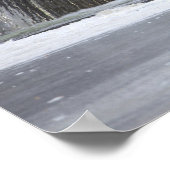 Wasserfall-Fotoplakat Poster (Ecke)