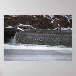 Wasserfall-Fotoplakat Poster