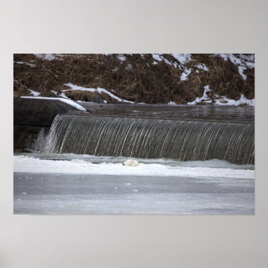 Wasserfall-Fotoplakat Poster (Vorne)