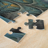 "Wasserfall-" Fraktal-Puzzlespiel Puzzle (Seite)