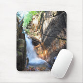 Wasserfall Franconia Kerben-Staats-Park NH Mousepad (Mit Mouse)