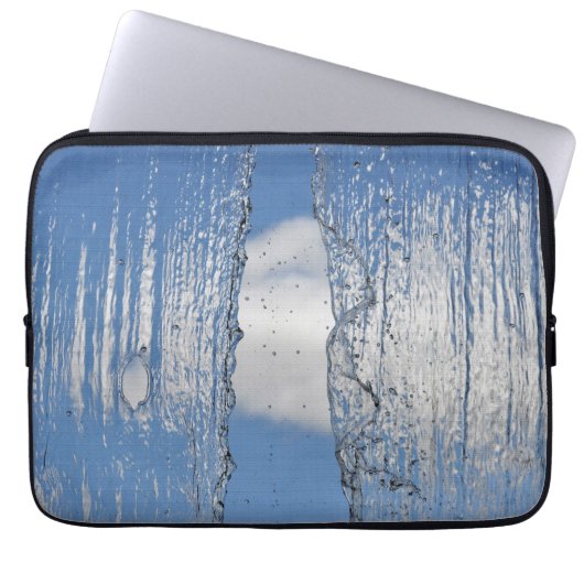 Wasserfall Frische Wasser Foto Designer Laptop-Sie Laptopschutzhülle (Vorderseite)