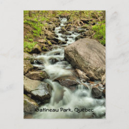 Wasserfall, Gatineau Park, Quebec Postkarte