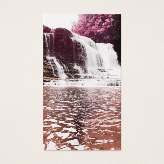 Wasserfall-Gedenkkarte (Vorderseite)