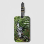 Wasserfall Gepäckanhänger (Vorderseite Vertikal)