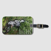 Wasserfall Gepäckanhänger (Vorderseite (Horizontal))