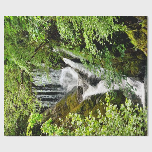 WASSERFALL GESCHENKPAPIER (Flach)