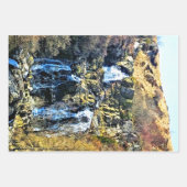 WASSERFALL GESCHENKPAPIER SET (Vorderseite 3)