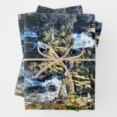 WASSERFALL GESCHENKPAPIER SET (Beispiel)