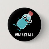 Wasserfall Gewitter Wasserpuppe Dunkel BG Button (Vorderseite)