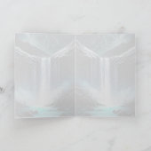 Wasserfall Grafikkarte Karte (Innenseite)