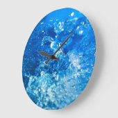 Wasserfall Große Wanduhr (Winkel)