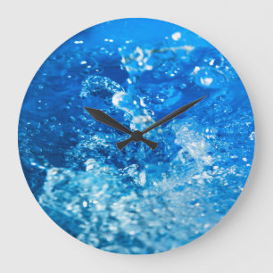 Wasserfall Große Wanduhr