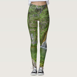 Wasserfall "Grüne Natur" Leggings